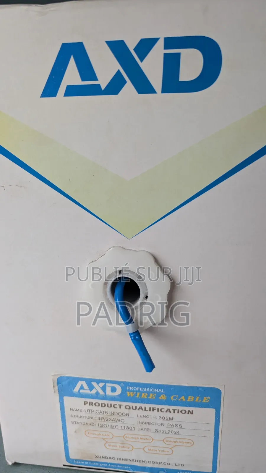 Rouleau Câble Utp Cat.6 L305m