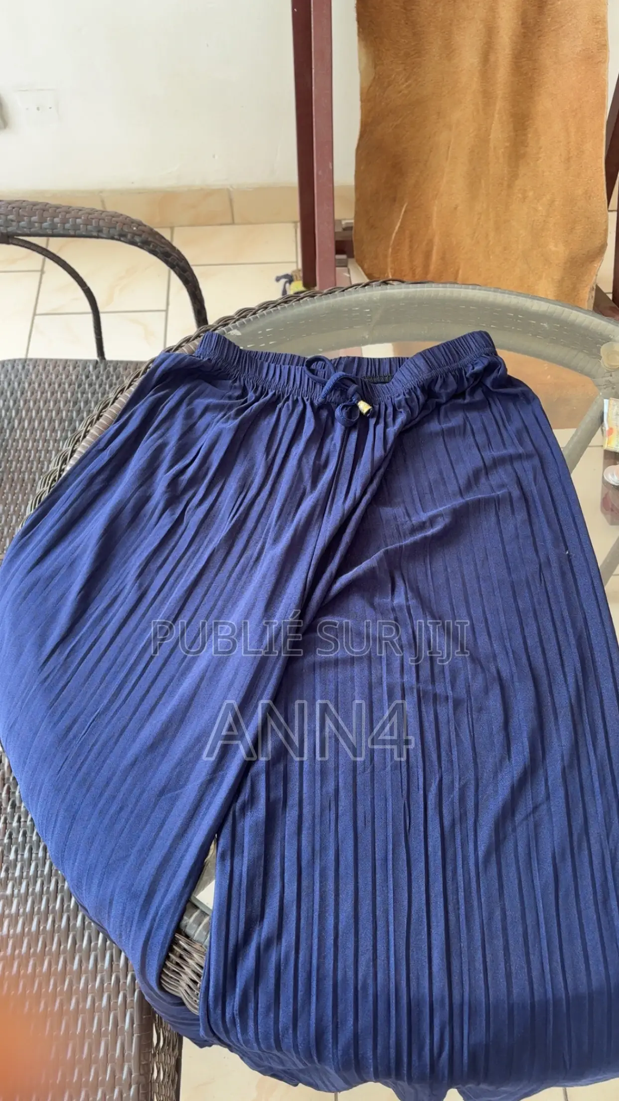 Pantalon Bleu Foncé