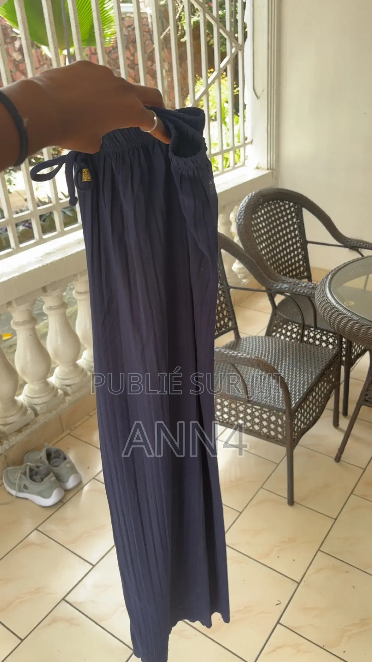 Pantalon Bleu Foncé