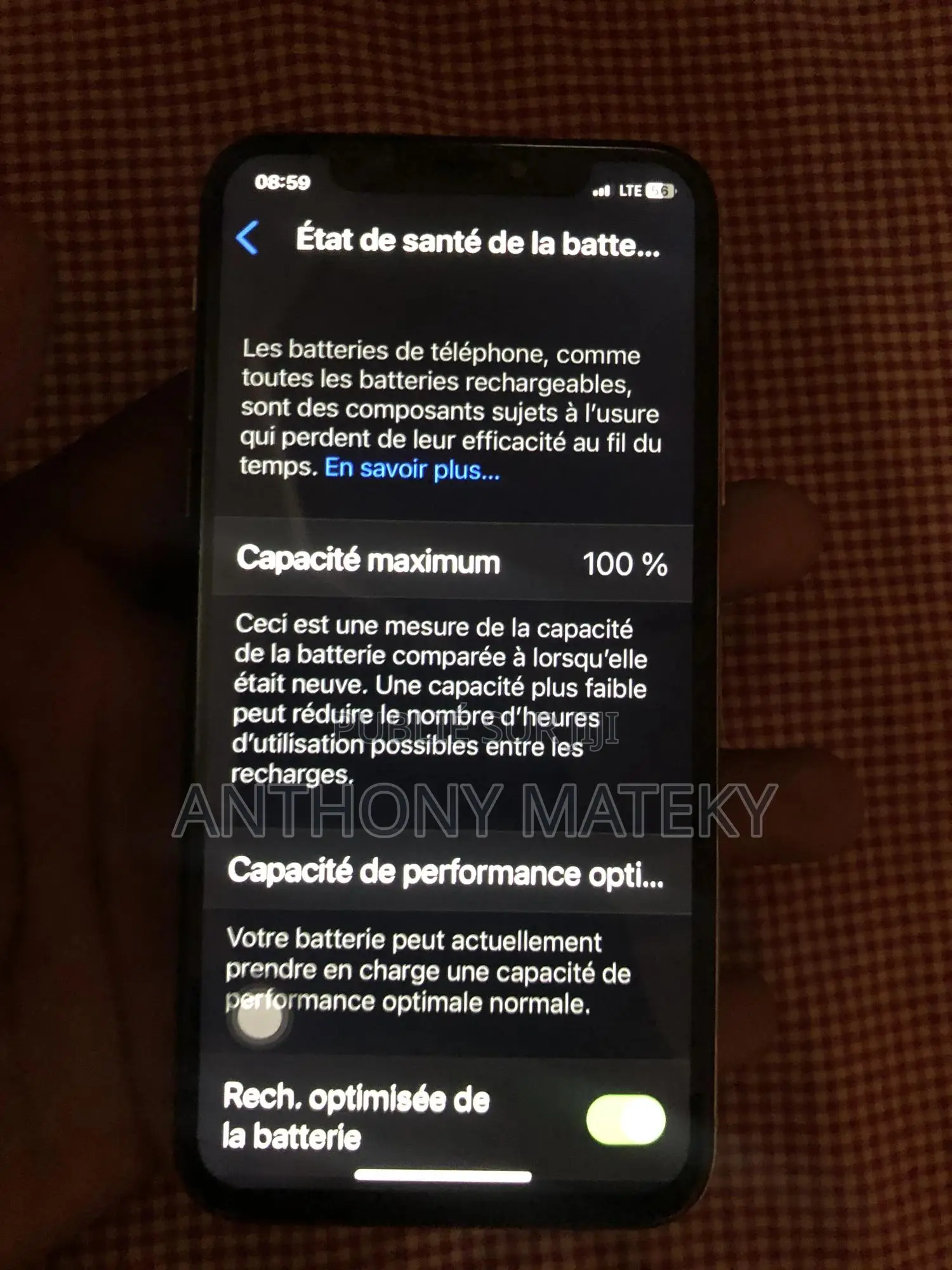 Nouveau Apple iPhone X 256 GB Blanc