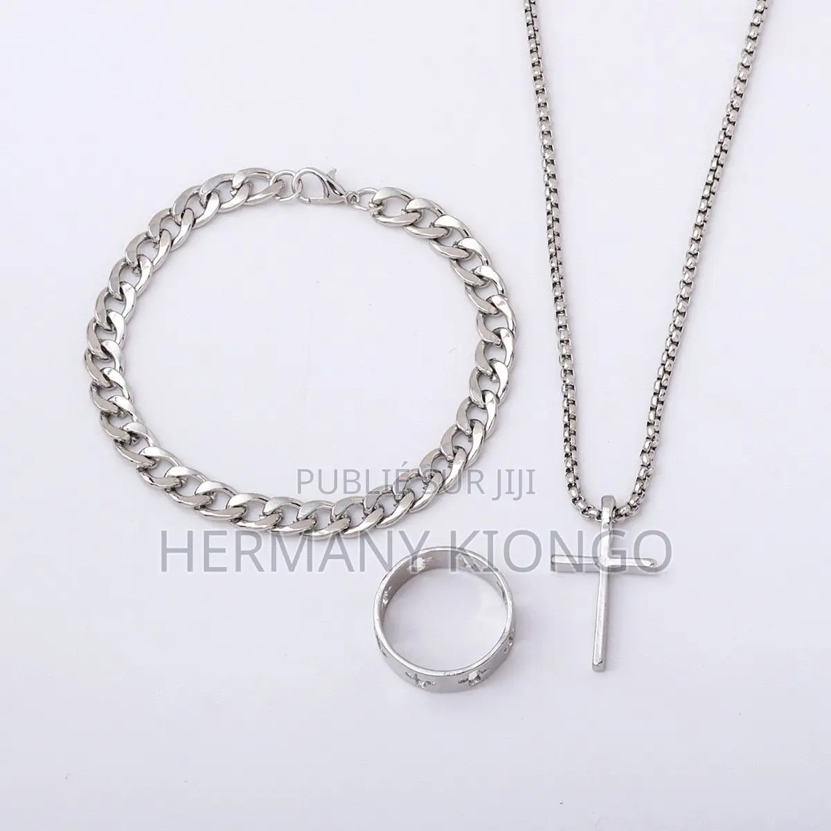 Ensemble Collier Bague Chenetre