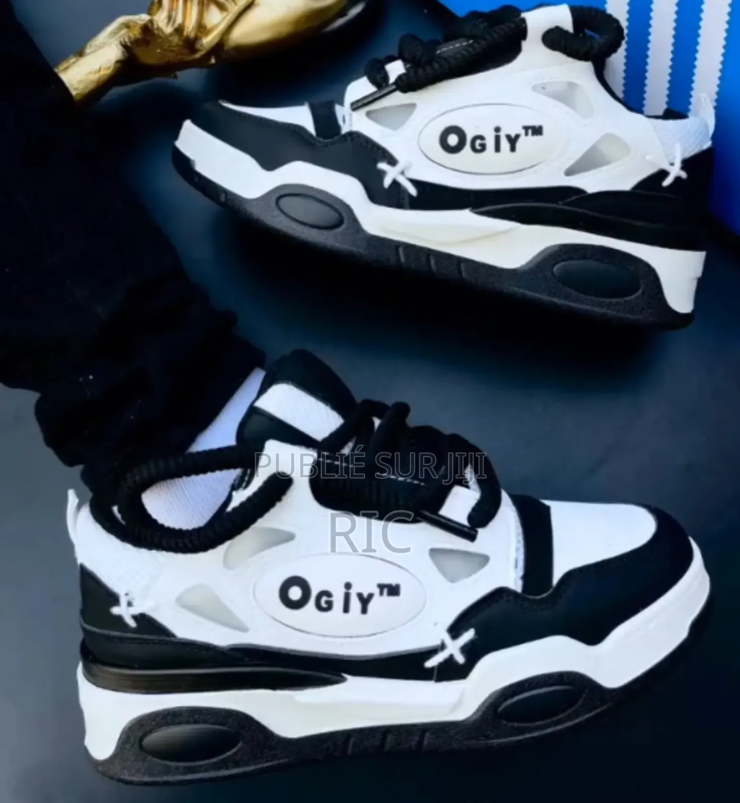 Baskets Ogiy Fashion - Noir Et Blanc