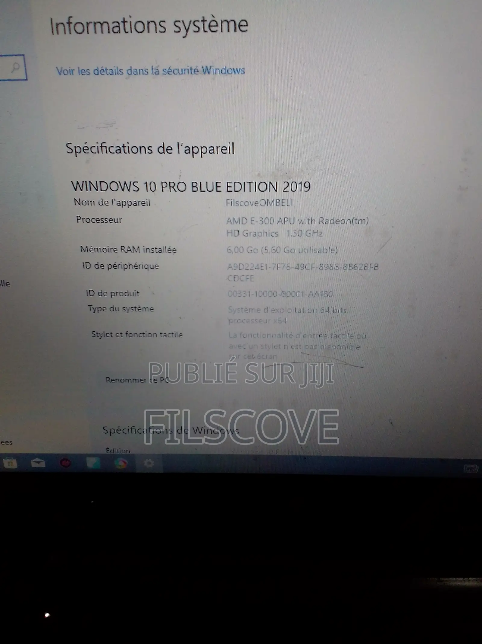 Ordinateur portable HP 14-ep0063 6GB AMD Ryzen 9 SSHD (Hybrid) 500GB