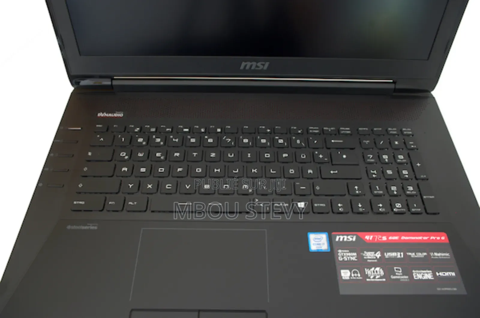 Ordinateur portable MSI GE62 7RE 16GB Intel Core i7 HDD+SSD 16 GB