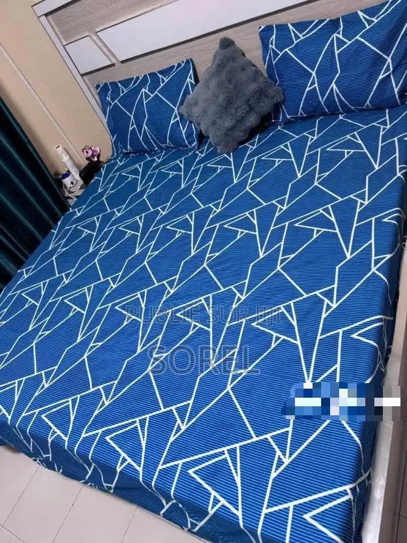 Draps 3 Pièce Tissus en Coton