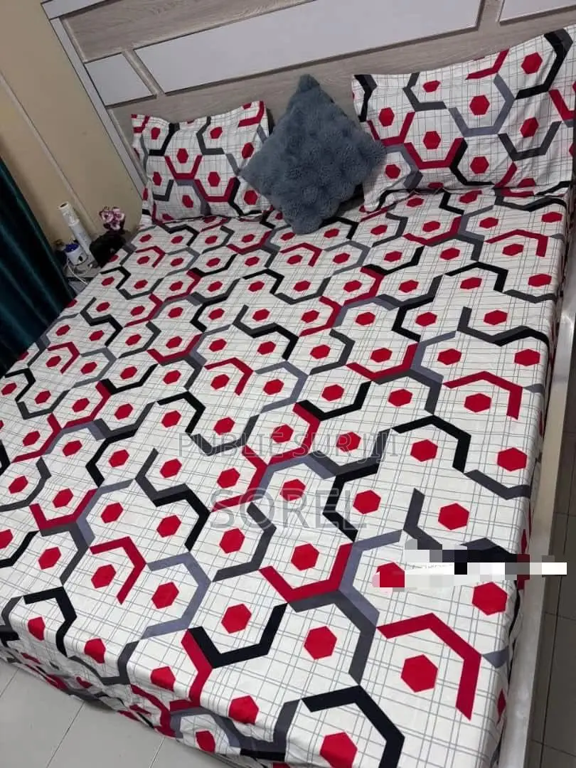 Draps 3 Pièce Tissus en Coton