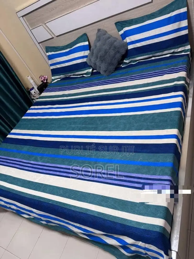 Draps 3 Pièce Tissus en Coton