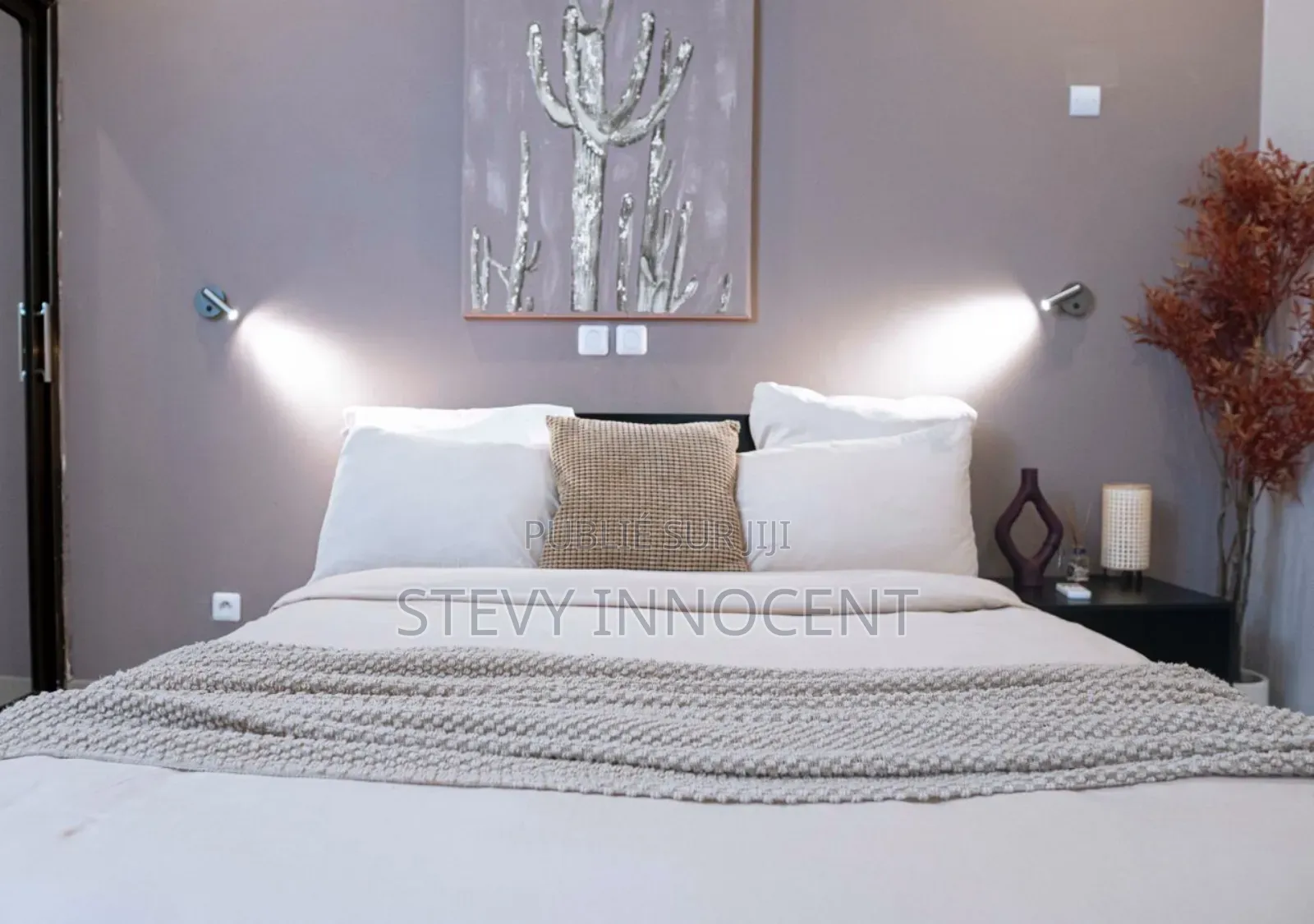 Furnished 2chbre Appartement dans Maison D'Emma, Lumumba à Louer