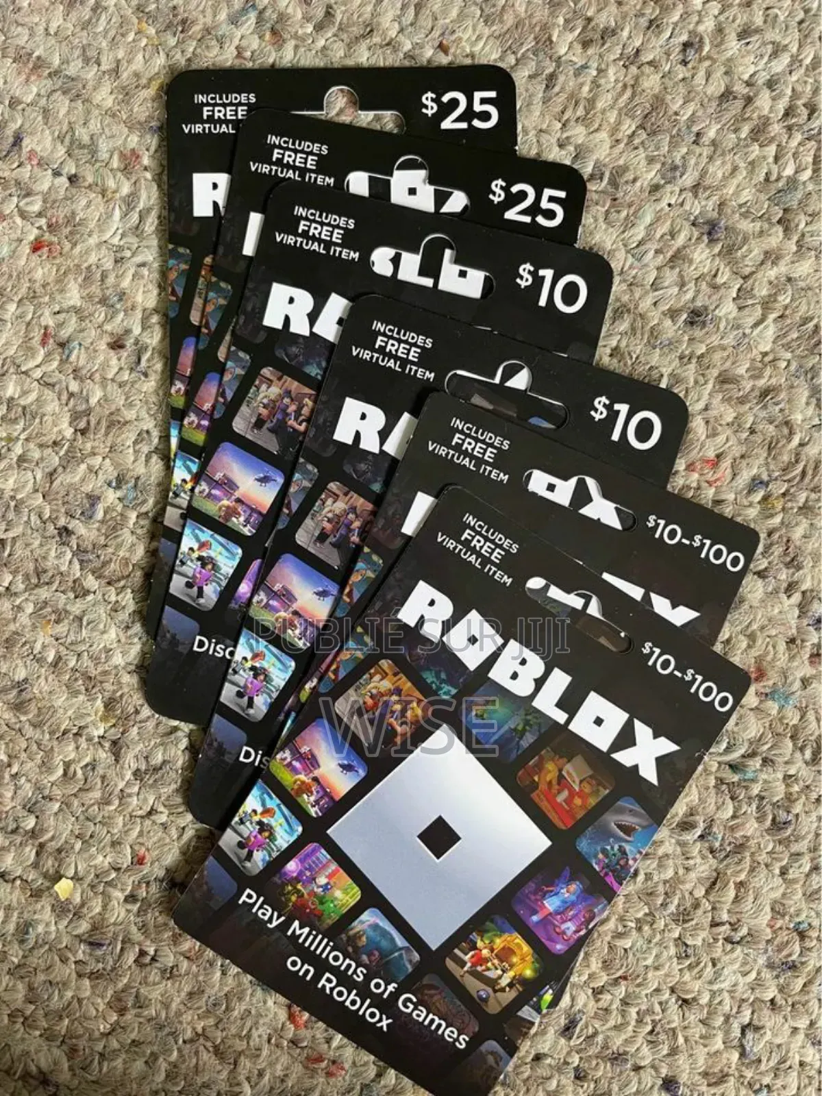 (Crypto Monnaie Rbx) Carte Cadeau Roblox