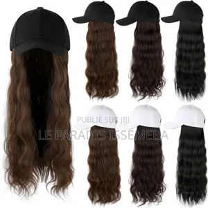 Casquette Avec Cheveux Longs Intégrés – Style Instantané Et Naturel