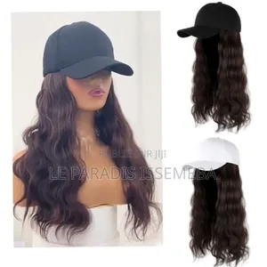 Casquette Avec Cheveux Longs Intégrés – Style Instantané Et Naturel