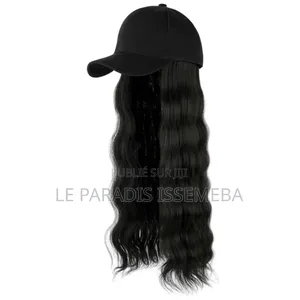 Casquette Avec Cheveux Longs Intégrés – Style Instantané Et Naturel