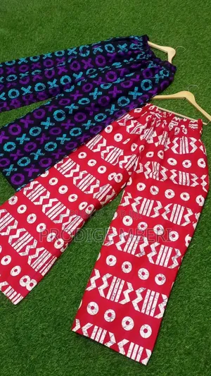 Pantalon Large En Pagne