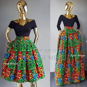 Jupe en Pagne Évasée