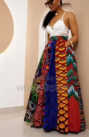 Jupe en Pagne Évasée