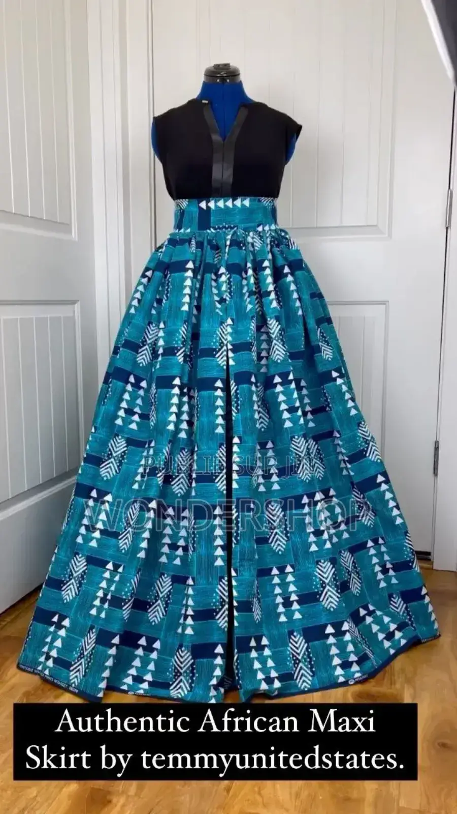 Jupe en Pagne Évasée