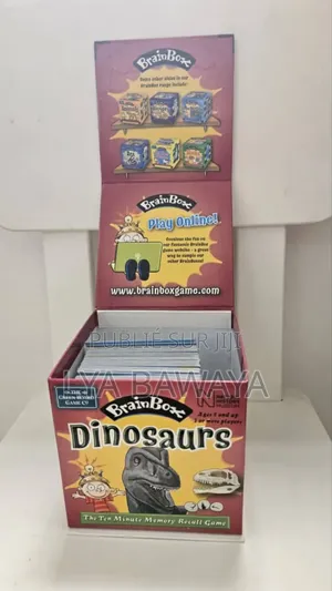 Jeu De Société Éducatif Et De Mémoire "Brainbox Dinosaures"