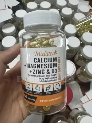 Complément Alimentaire À Base Du Calcium, Magnésium,Zinc Et Vit D3