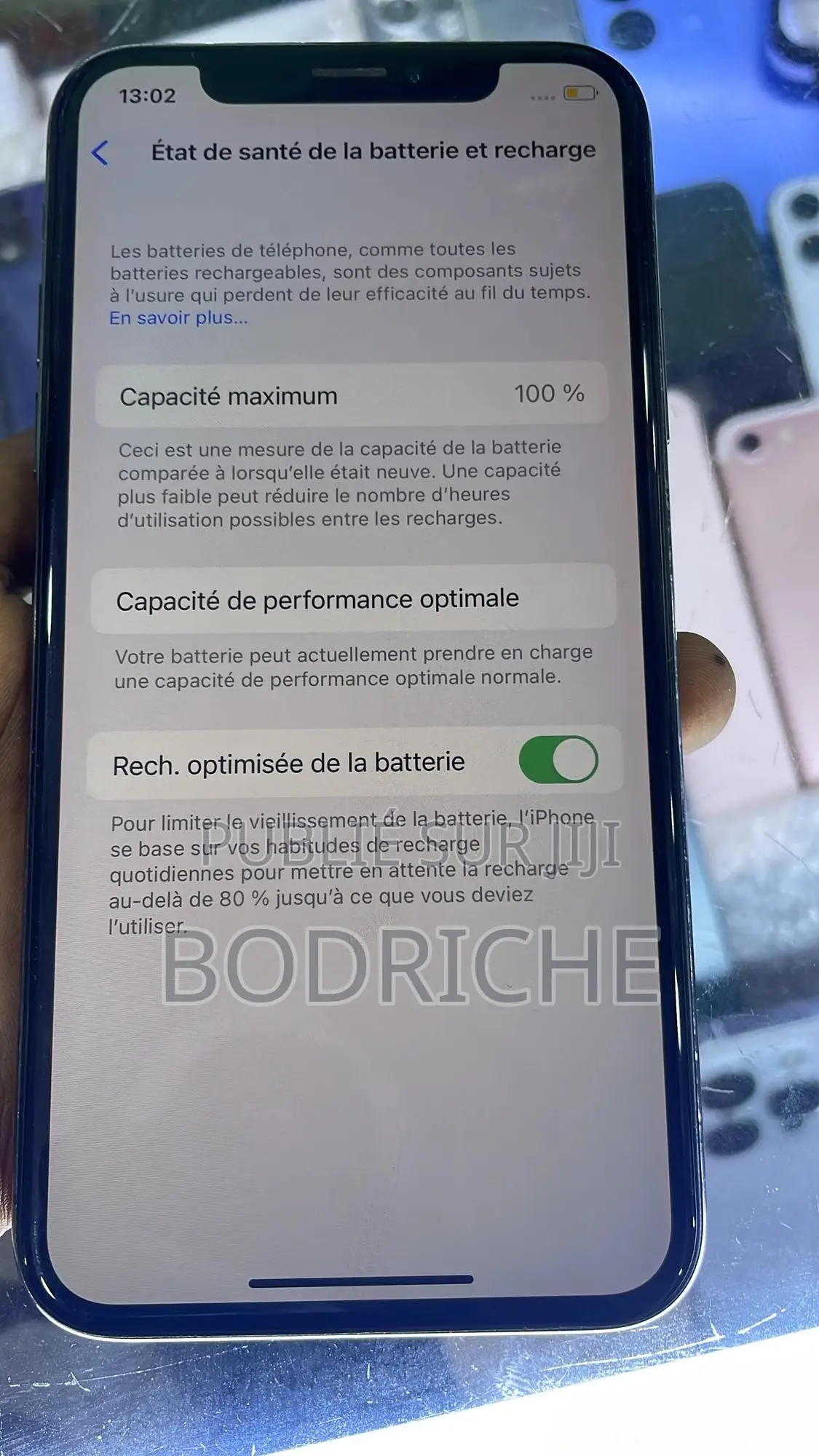 Apple iPhone X 64 GB Noir