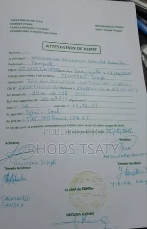 Parcelle a Vendre Vers Djiri 20 M2