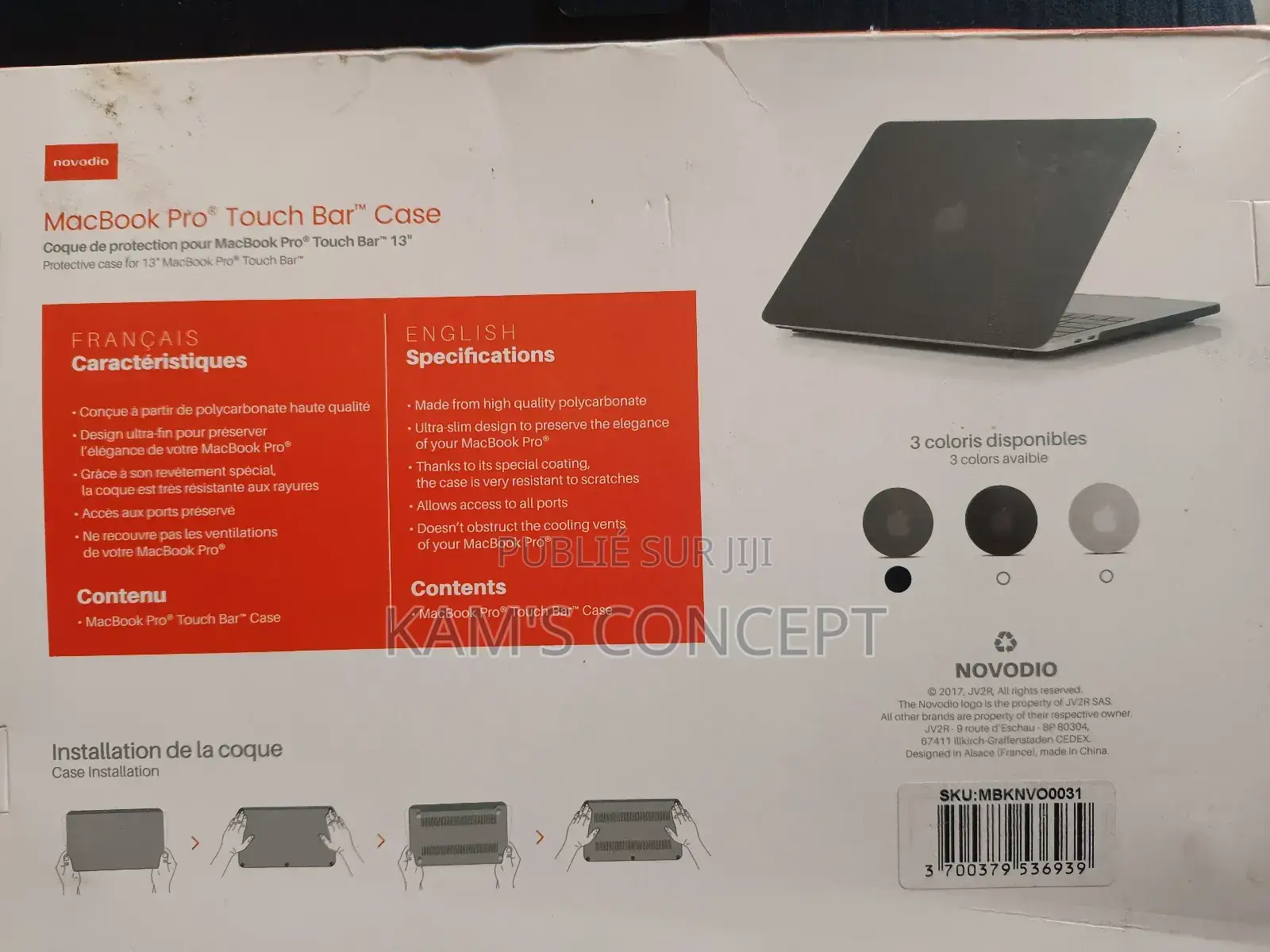 Coque Pour Macbook Air 13" 2018-2020.