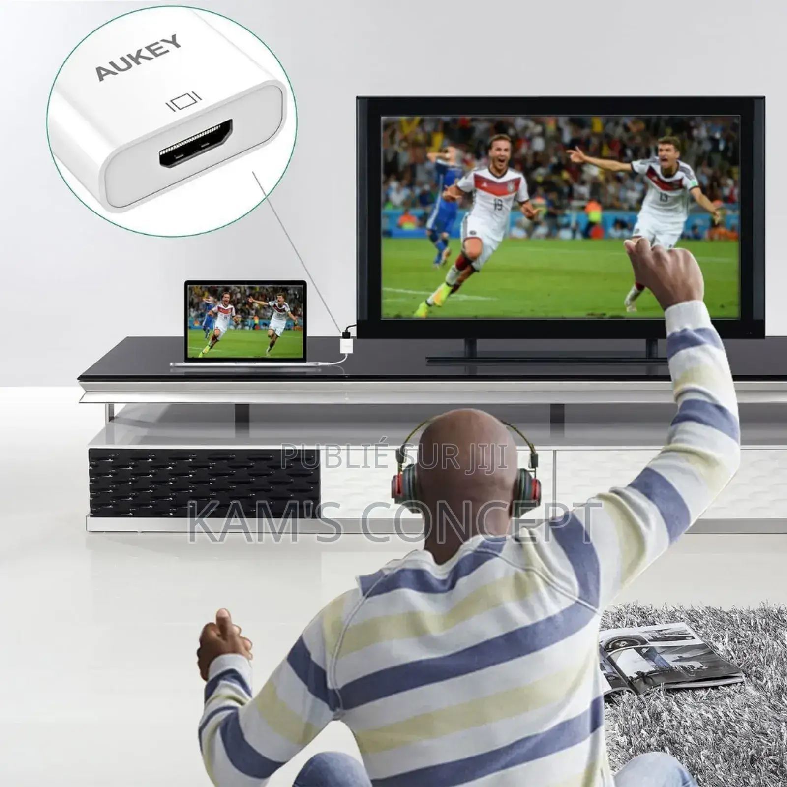 Adaptateur Hdmi Vers Usb-C | Aukey.