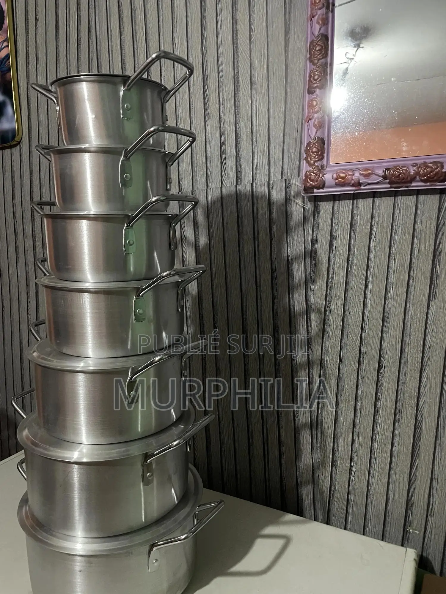 Super Promo : Batterie De 7 Marmites en Aluminium