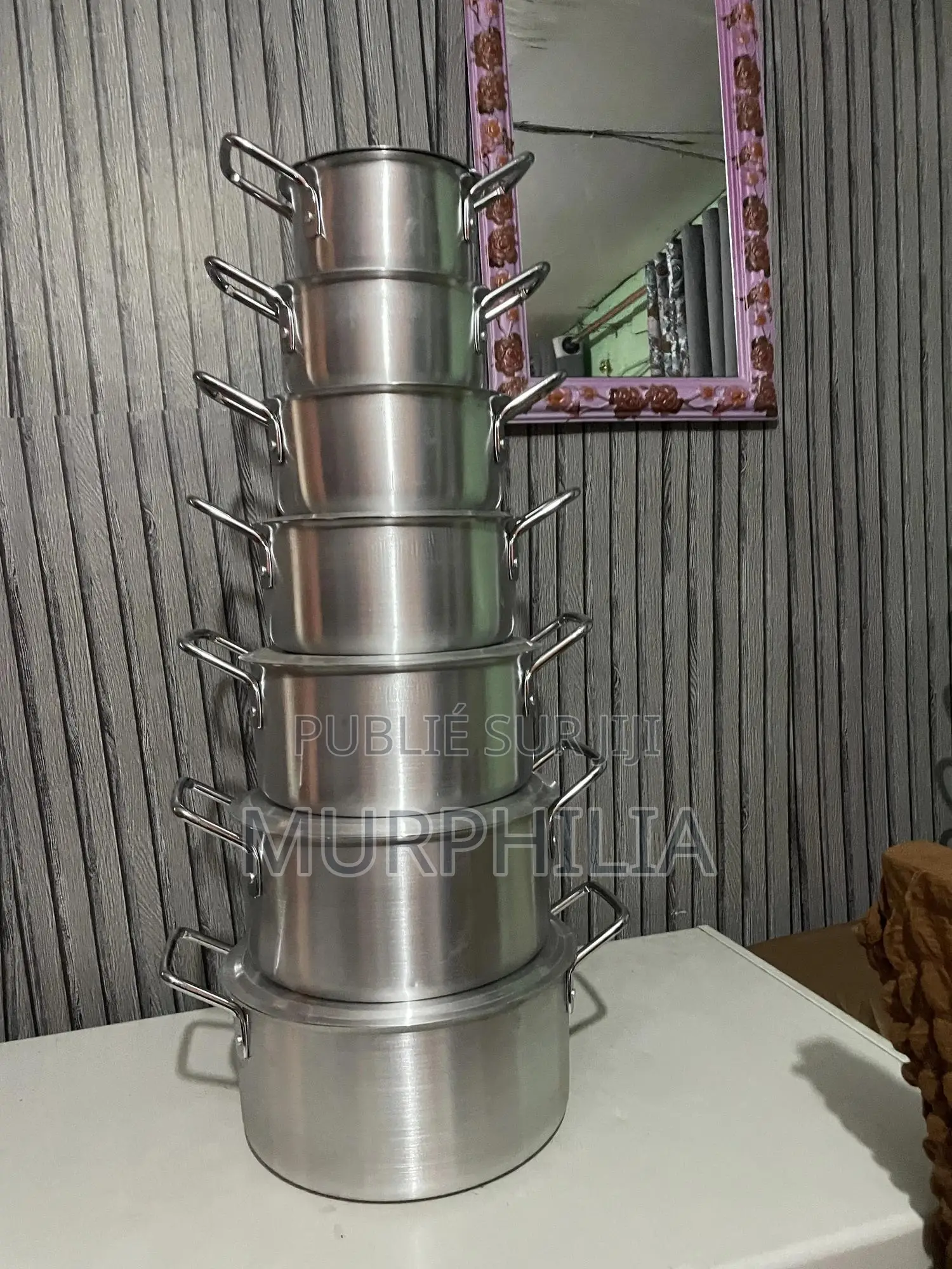 Super Promo : Batterie De 7 Marmites en Aluminium