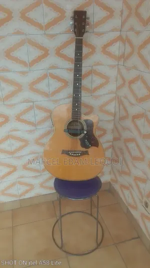 Guitare Acoustique Équipée d'Un Micro De Guitare Électrique