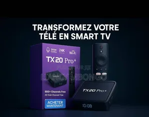 Box Android Smart Tv 16gb / 256gb – Transforme Votre Tv en Smart Tv