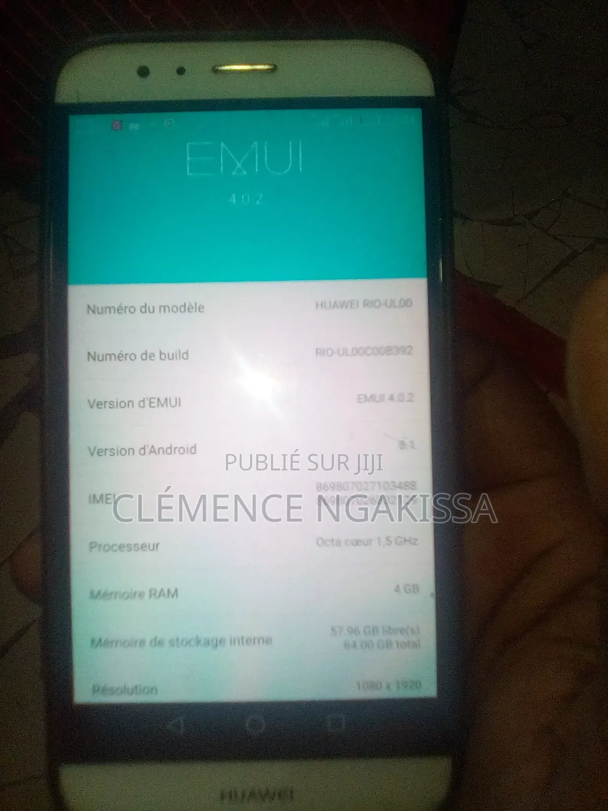 Huawei Honor 3 8 GB Blanc