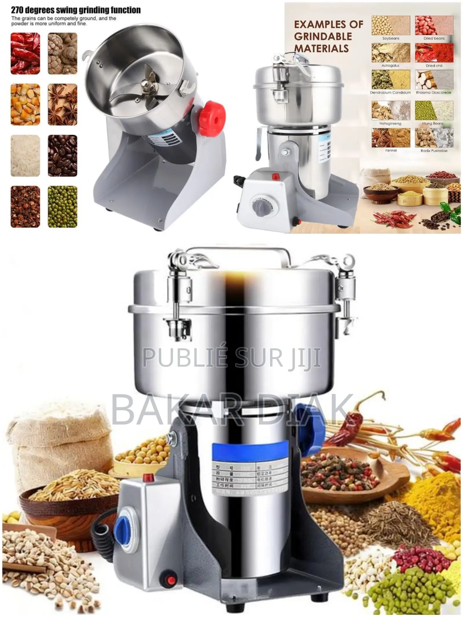 Moulin À Grain Sec 800g