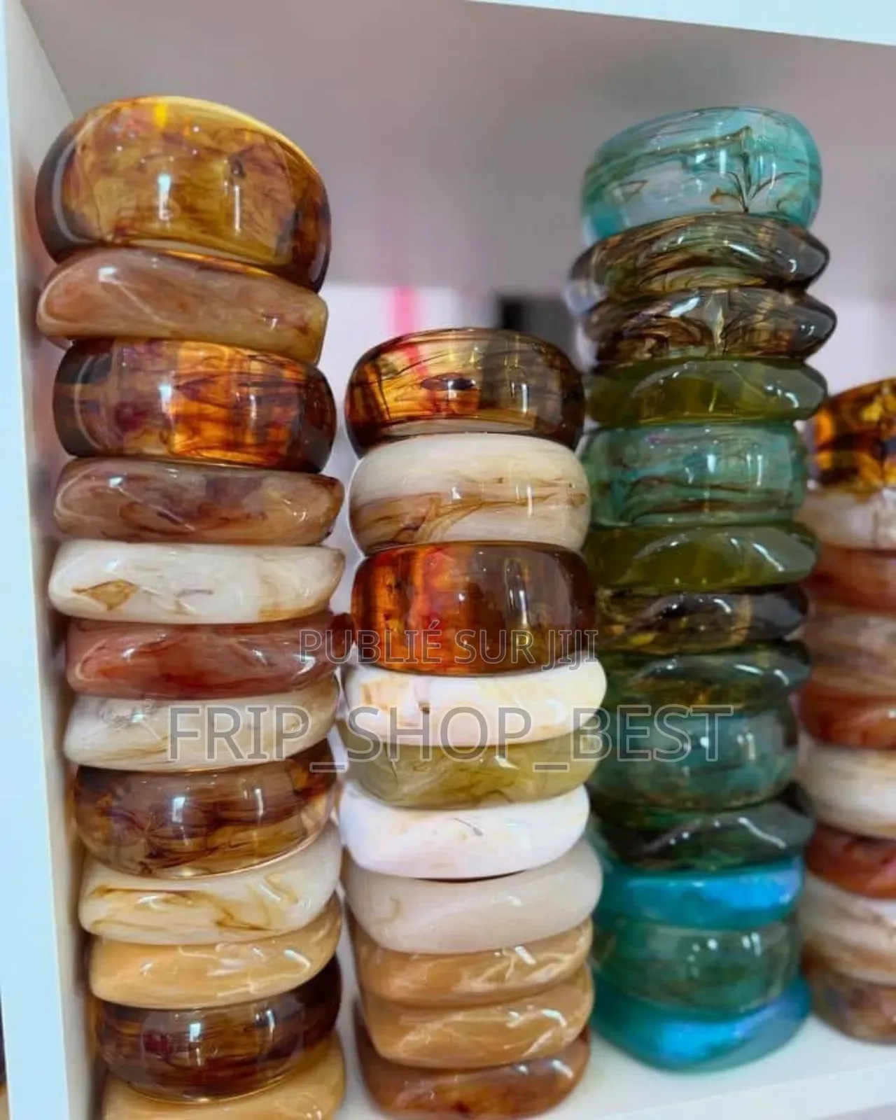 Bracelets À Manchette en Acrylique