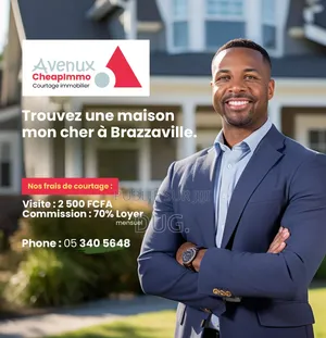 2chbre Chambre et salon dans Maisons Plein Pied, Mfilou-Ngamaba à Louer