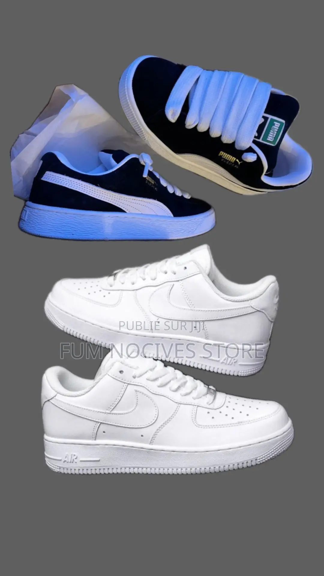 Puma Suede + Air Force One
