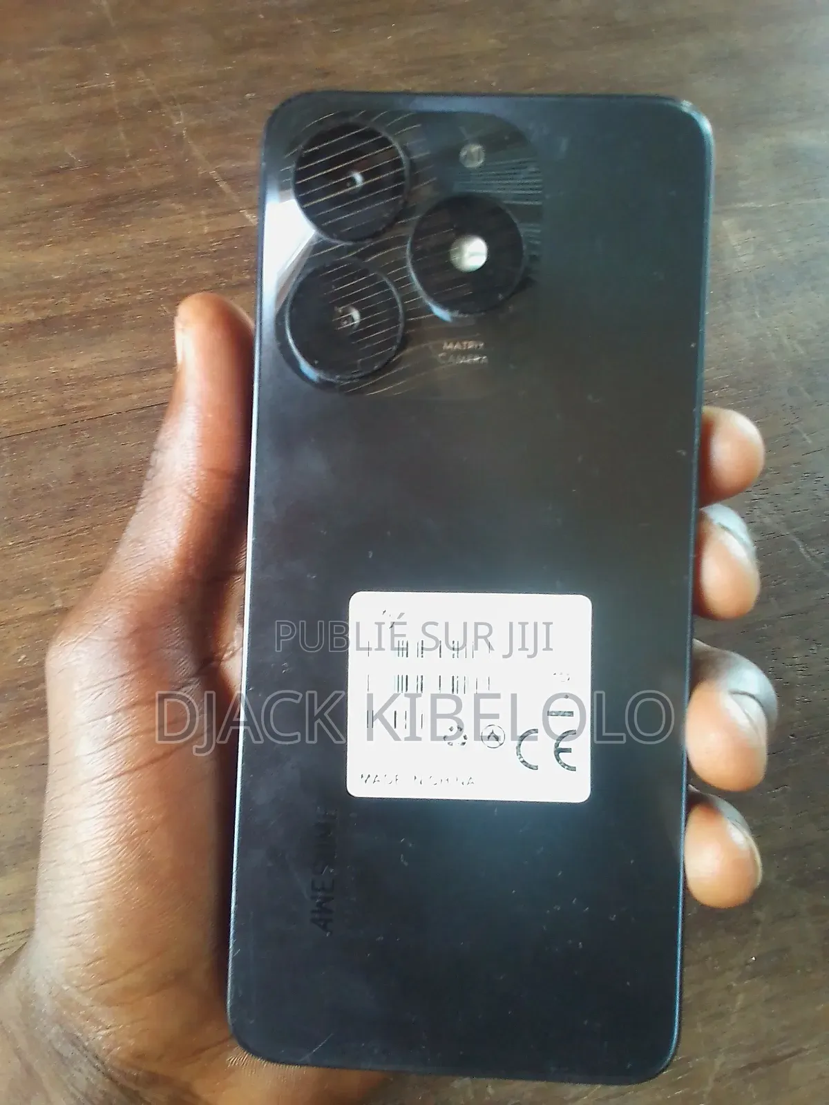 Nouveau Itel A70 128 GB Noir