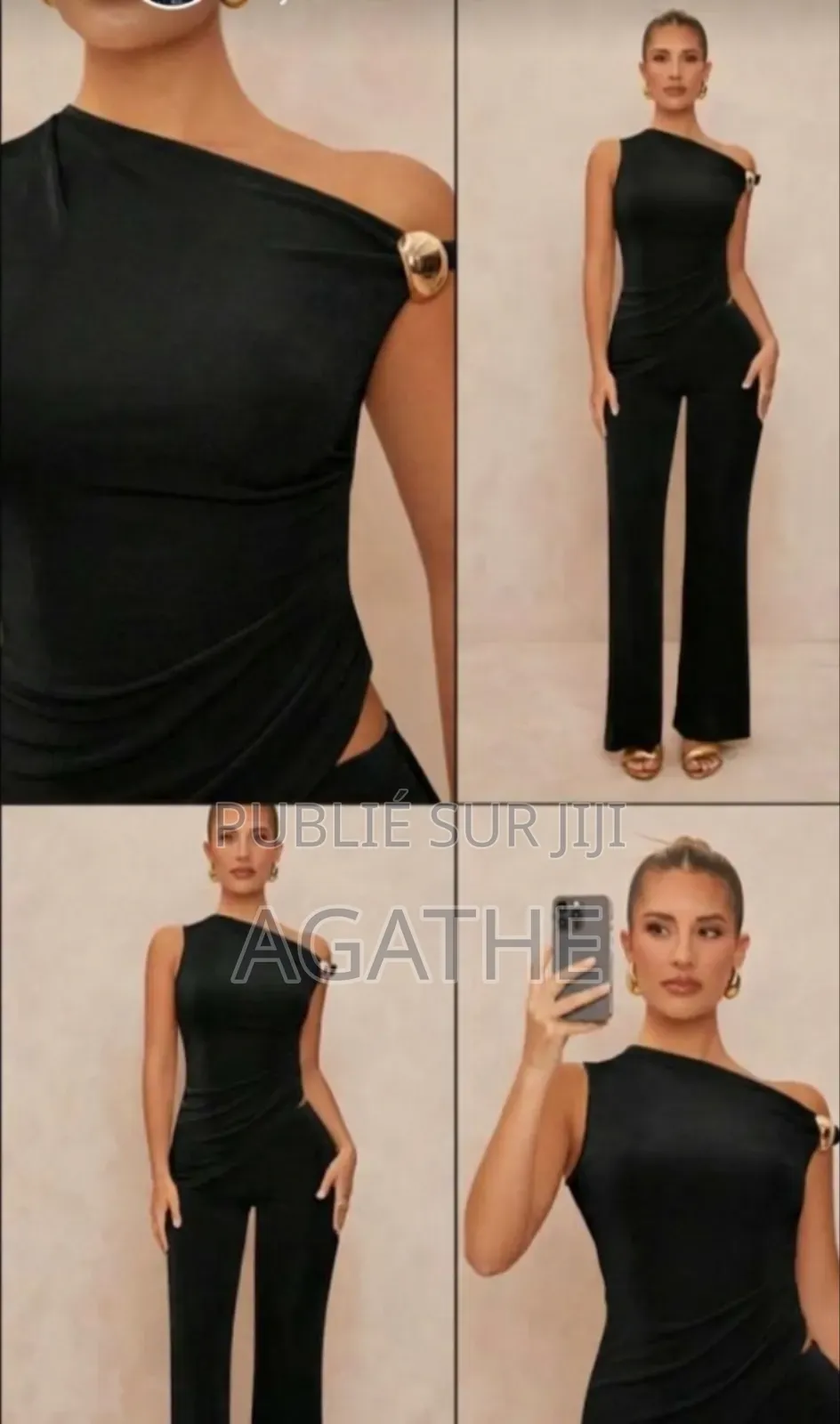 Combinaison Chic Asymétrique