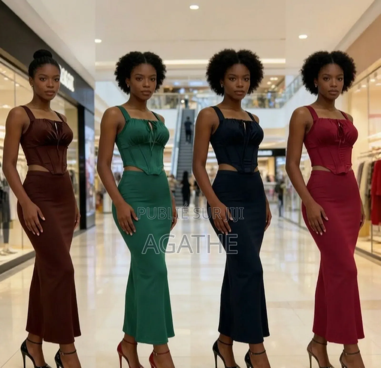 Ensemble Corset Et Jupe Longue