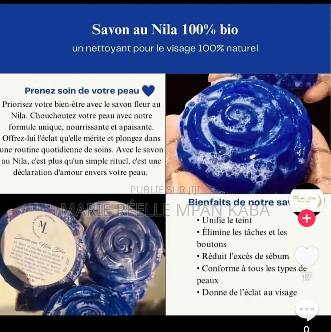 Savon Au Nila Bleu