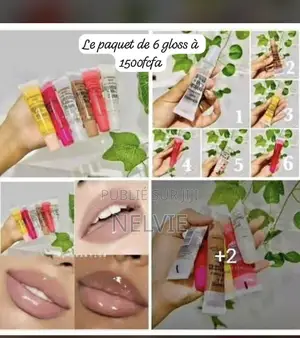 Viens Sublimé Tes Lèvres Avec Ces Magnifiques Gloss Disponible