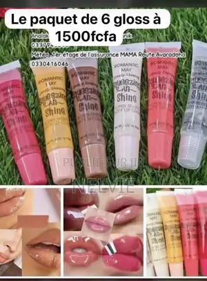 Viens Sublimé Tes Lèvres Avec Ces Magnifiques Gloss Disponible