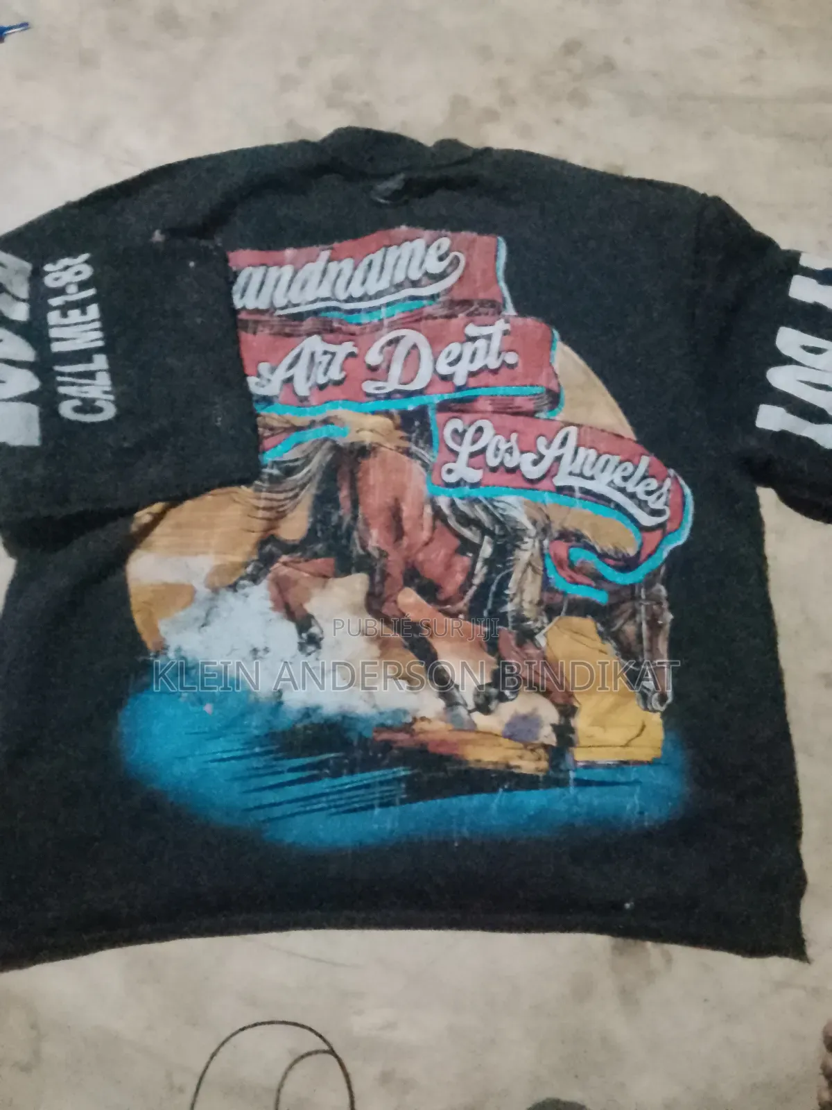 T_shrit Demi Brandland Balanciaga Noire Original