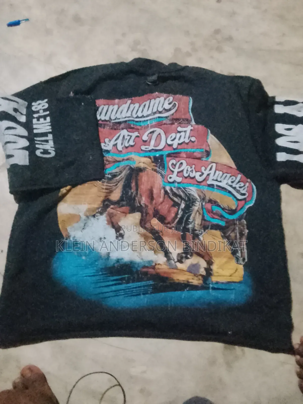 T_shrit Demi Brandland Balanciaga Noire Original