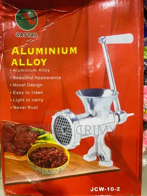 Hachoir À Viande Manuel Taille 10 en Aluminium Robuste