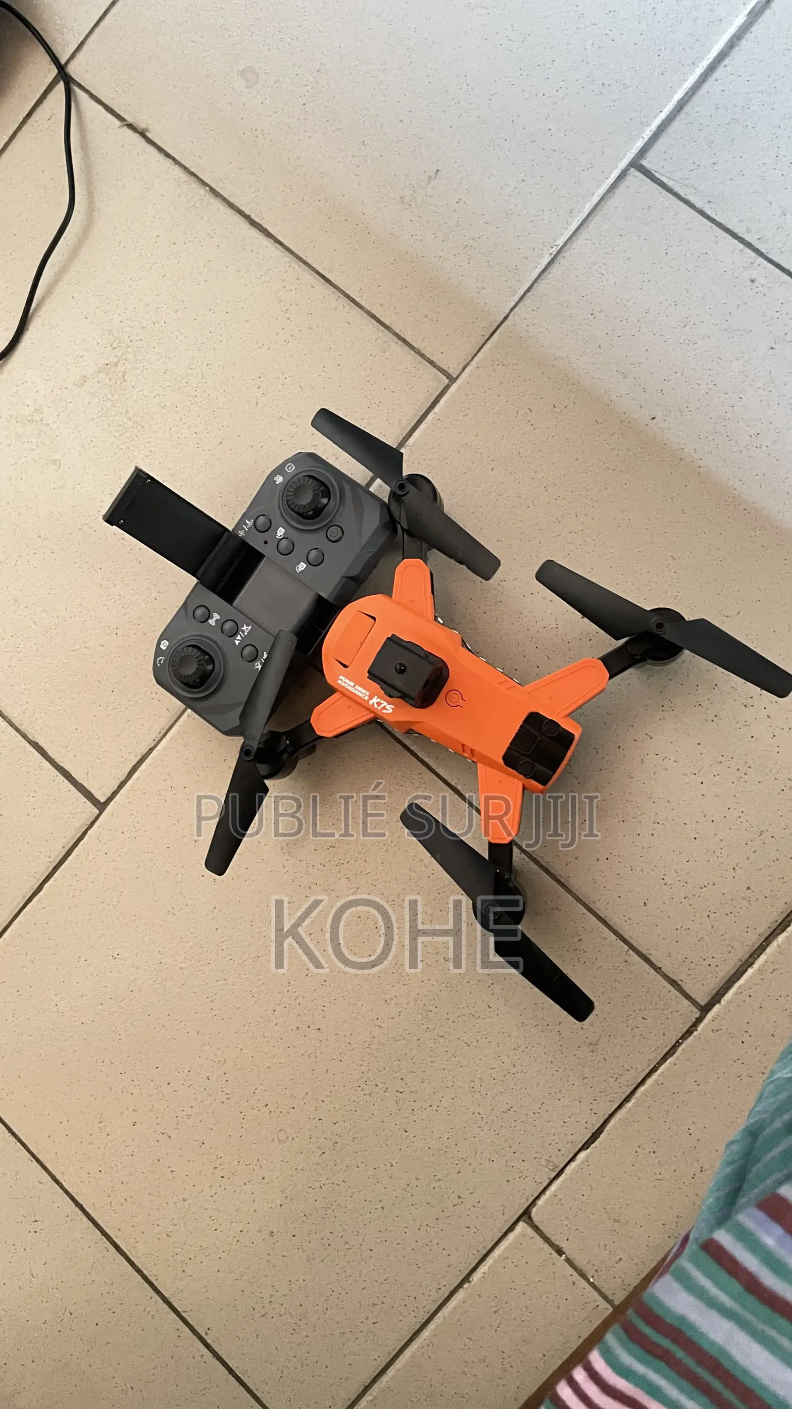 Drone K7s Un Peu Neuf + Accessoires + Sac + Deux Batteries + Hélices