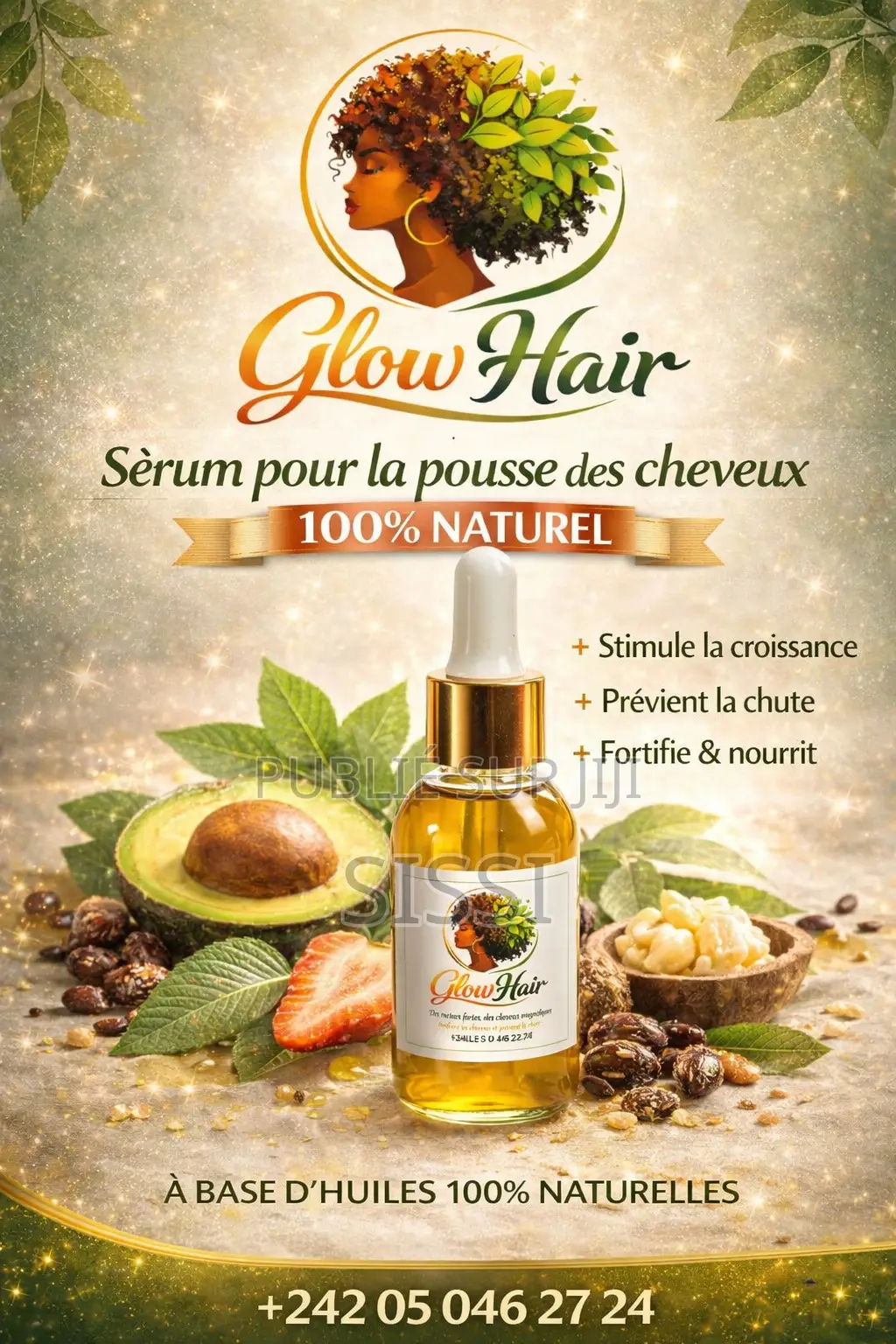 Glow Hair Sérum Capillaire Pour La