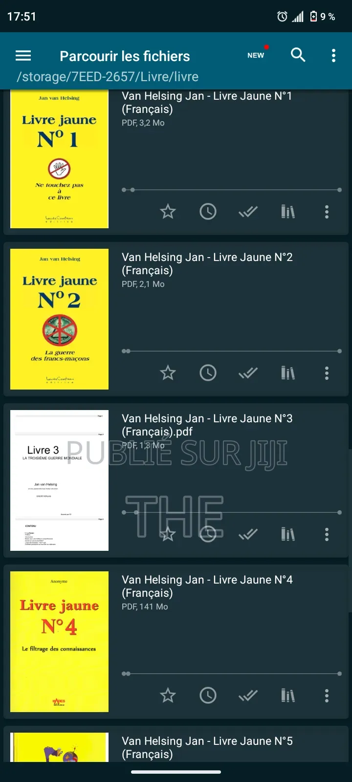 Livres Vendue en Lot De 6