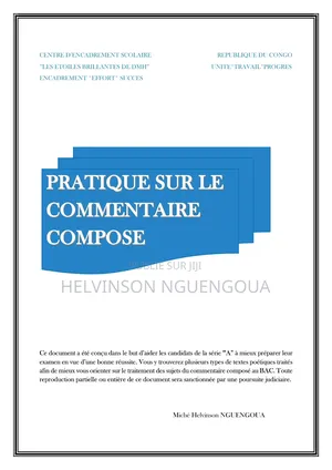 Pratique Sur Le Commentaire Composé