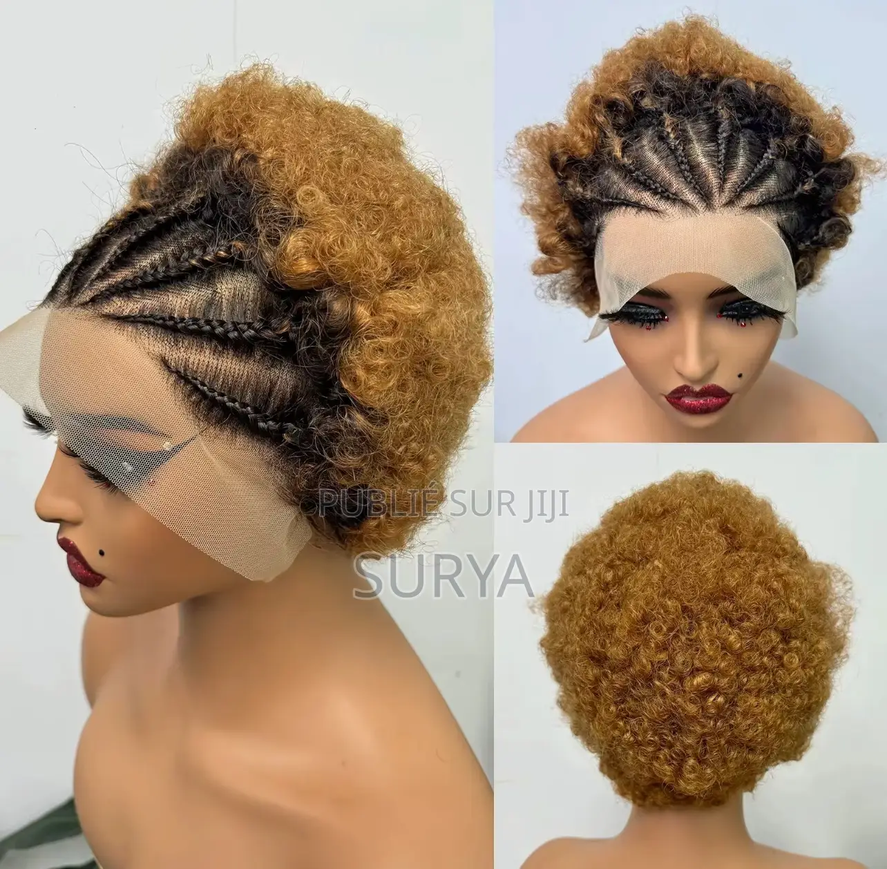 Perruque Brésilienne Avec Tresses Disponible