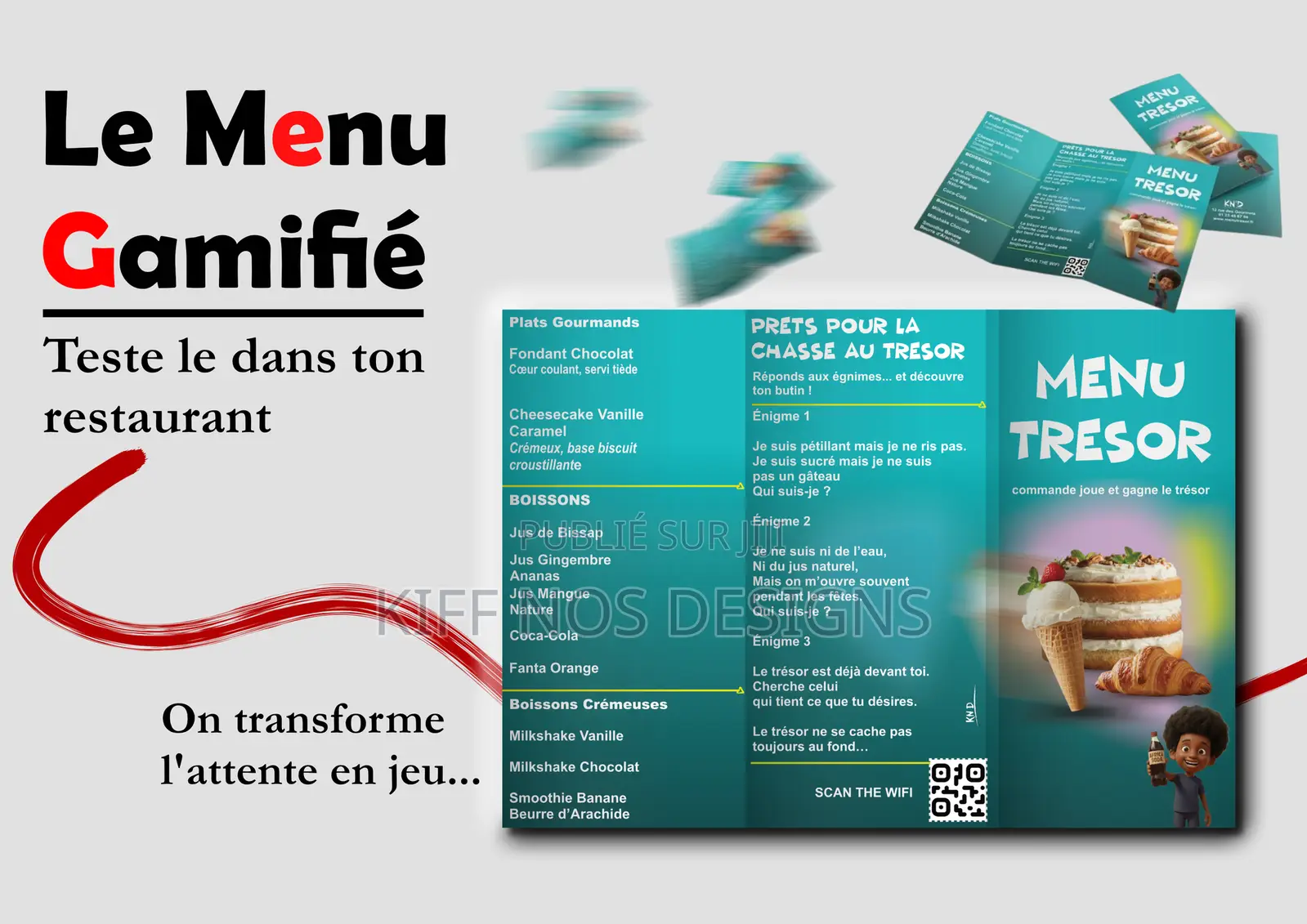 Menu Gamifié Pour Restaurant
